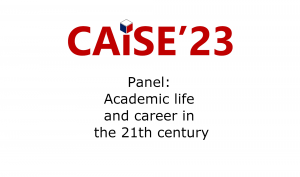 Panel: Academic life and career in the 21th century