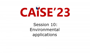 Session 10: Environmental applications