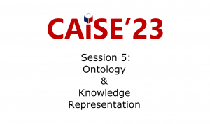 Session 5: Ontology & Knowledge Representation
